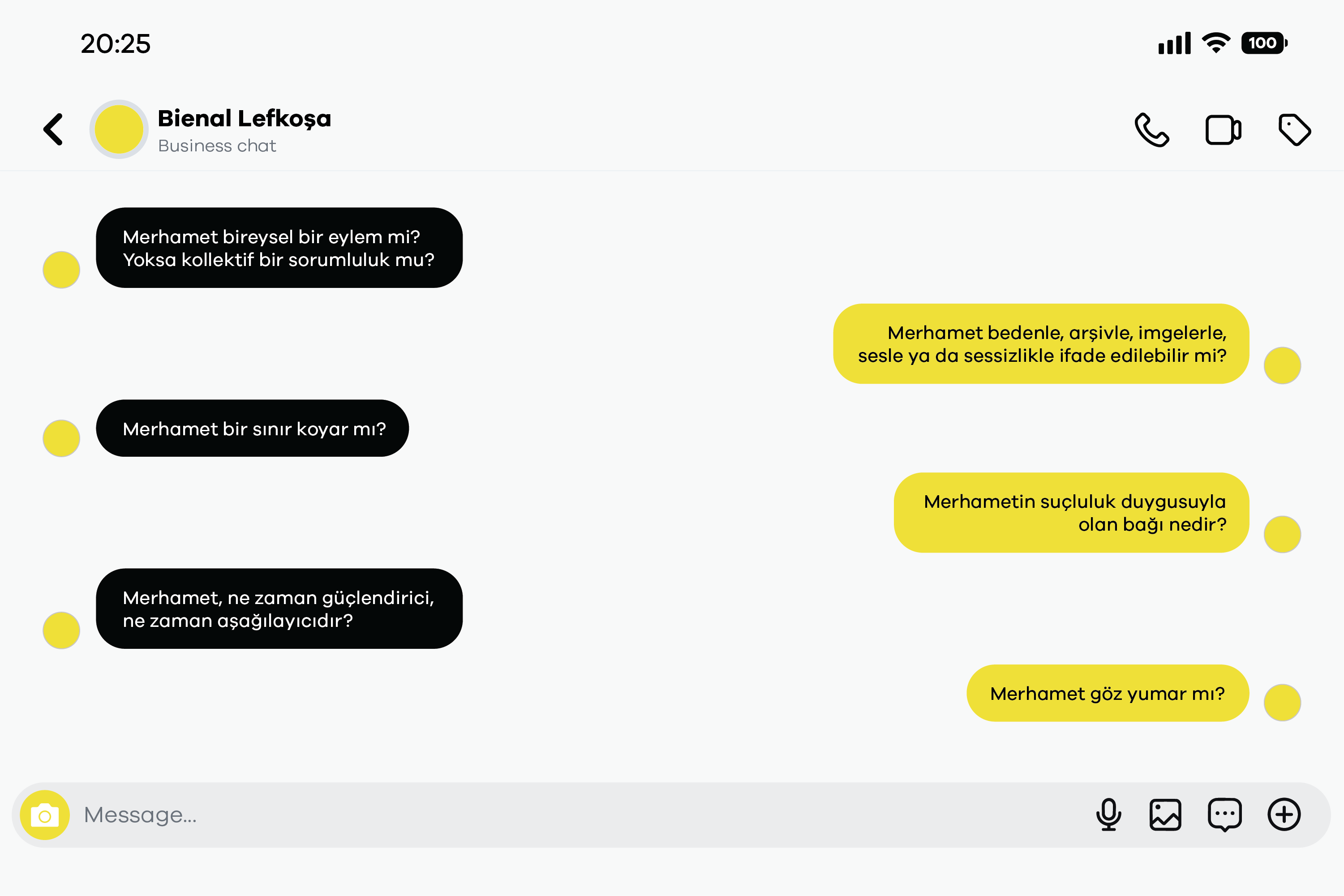 Bienal Lefkoşa 2025 TEMASI: MERHAMET